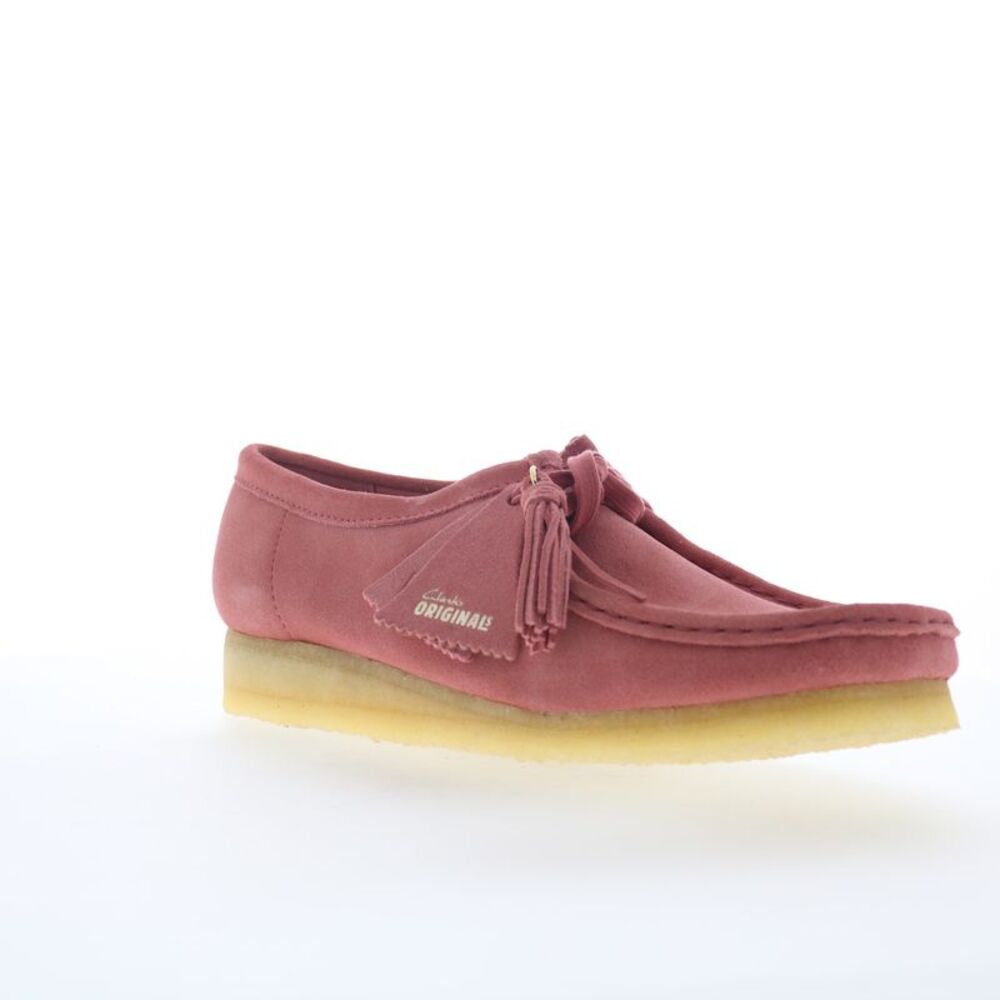 Clarks Womens Wallabee Pink Shoes (NWT) - Picture 2 of 7